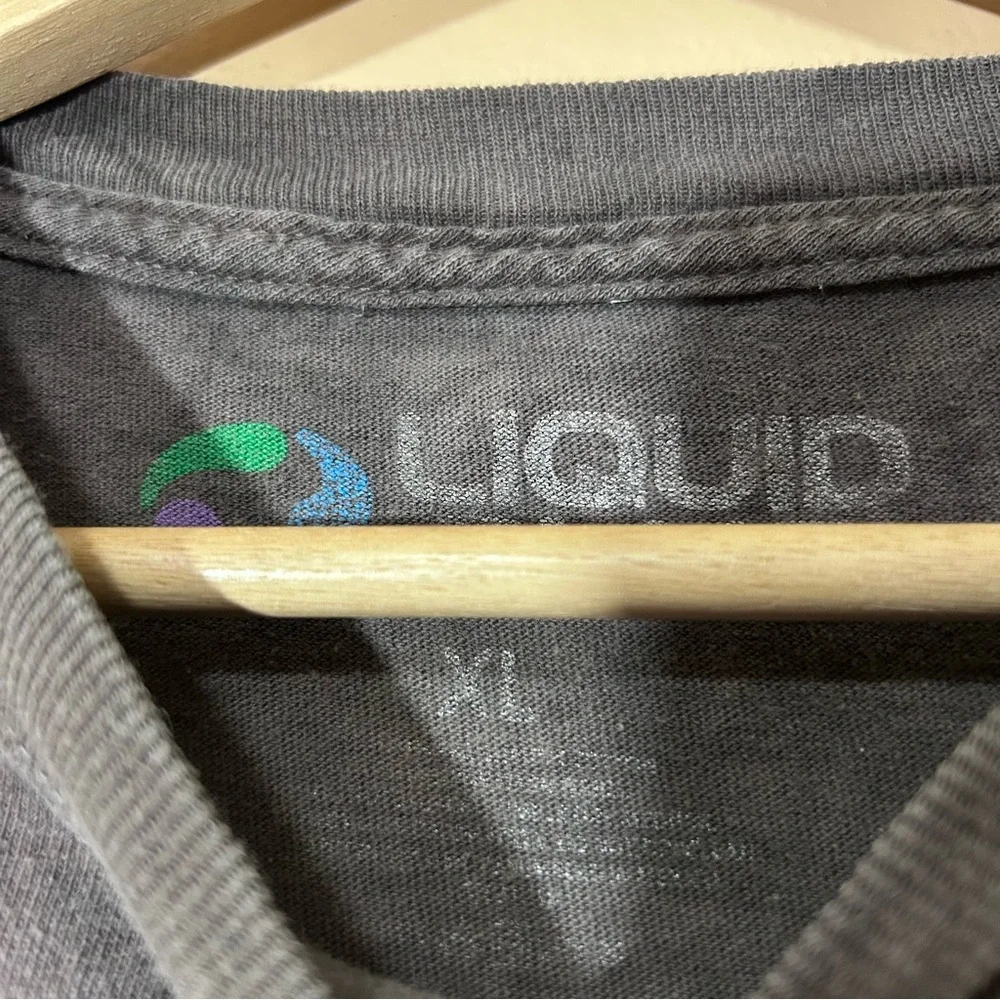 2018 Liquid Blue Growling Wolf Tie Dye Shirt Short Sleeve Size XL - Picture 4 of 6